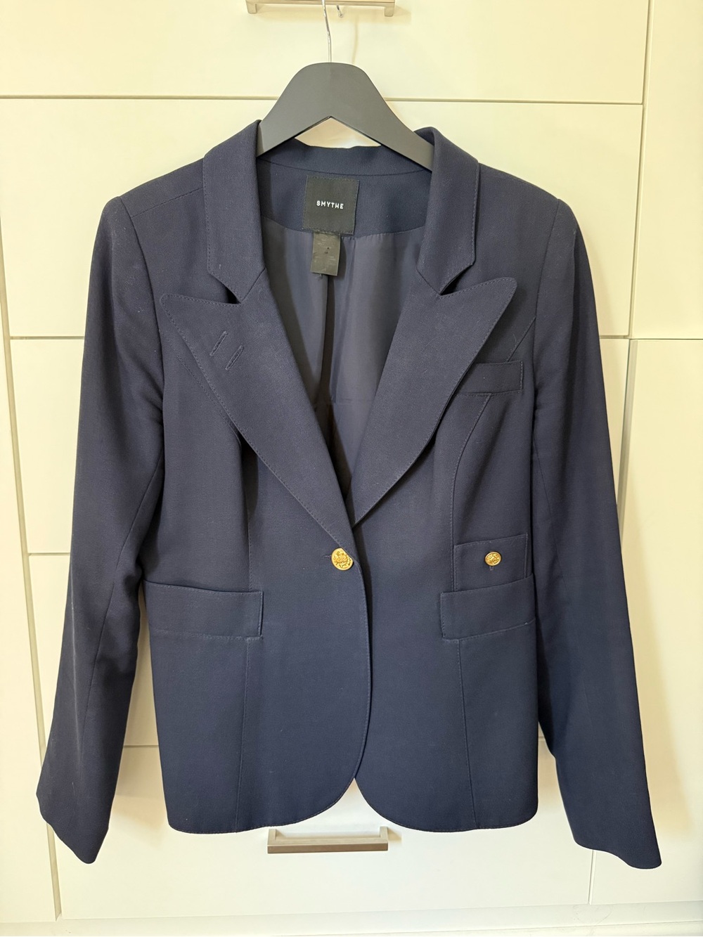 Smythe Classic Duchess Blazer – Navy – Size 14